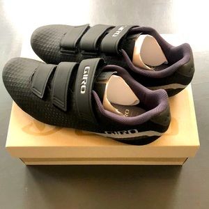 NEW GIRO Stylus W Women’s Cycling Shoes, black, size 41, US W 9, UK W 7